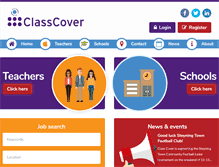 Tablet Screenshot of classcover.com
